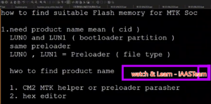 Find Compatible SOC for MTK Chipsets - UFS Flash Memory Operation - Video Tuts When replacing UFS Flash Memory on devices using MTK SoC, it is important to look for the product name and necessary information. Devices using MTK SoC allow you to delete RPMB keys, so you can easily replace Flash memory