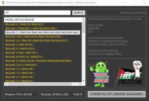 TMT Realme Download Firmware Manager