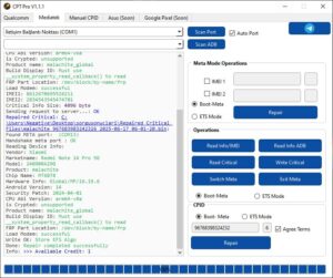 CP Tool Download: Get the Latest Version v1.1.1 (Free CPID & IMEI Repair) Tired of paying for slow, outdated IMEI and CPID repair utilities? CP Tool changes the game with lightning-fast fixes, zero licence fees and one-click updates. The brand-new CP Tool v1.1.1 lands with automated device detection, MTK ETS port functions and a cleaner GUI—putting professional-grade diagnostics in the hands of every technician. Whether you handle Qualcomm, Mediatek or Xiaomi handsets, this all-in-one utility slices repair time from minutes to seconds.