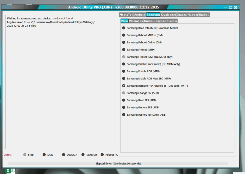 Android Utility V200 FF 2025 | Android Utility PRO (AUP) | Tool Official Latest Exclusive Updates - FREE Downloads - Activated until 2026